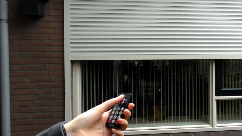 آموزش تنظیم کرکره برقی و بسته شدن اتوماتیک