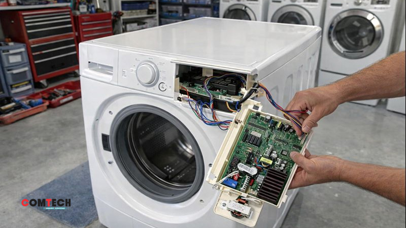 آموزش صفر تا صد تعمیر برد لباسشویی