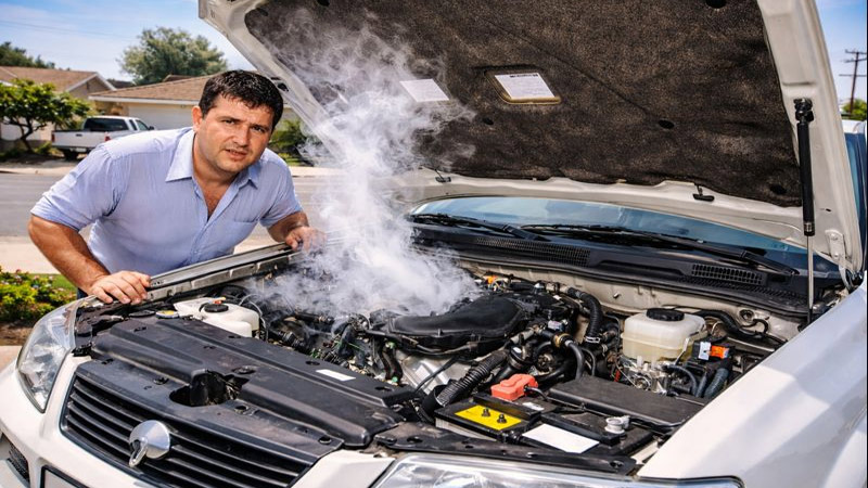 علت داغ کردن خودرو در ترافیک و راهکارهای رفع افزایش آمپر