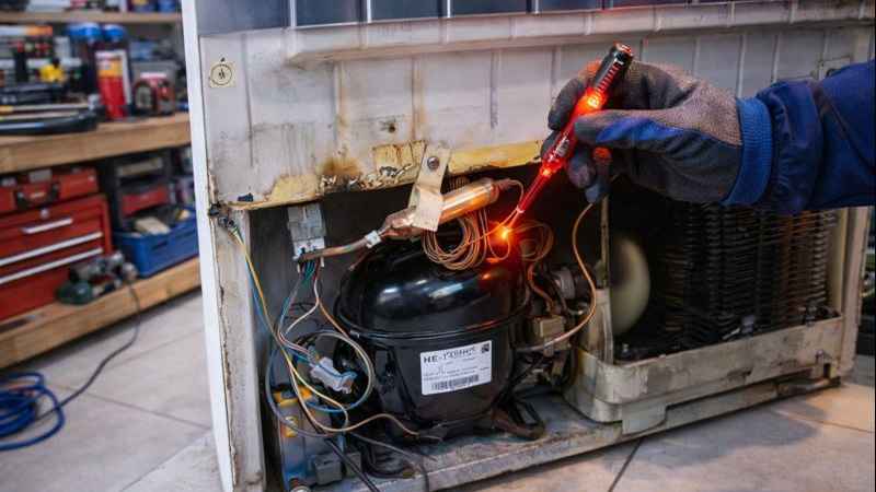 چرا بدنه یخچال برق دارد؟ علت برق‌گرفتگی یخچال فریزر