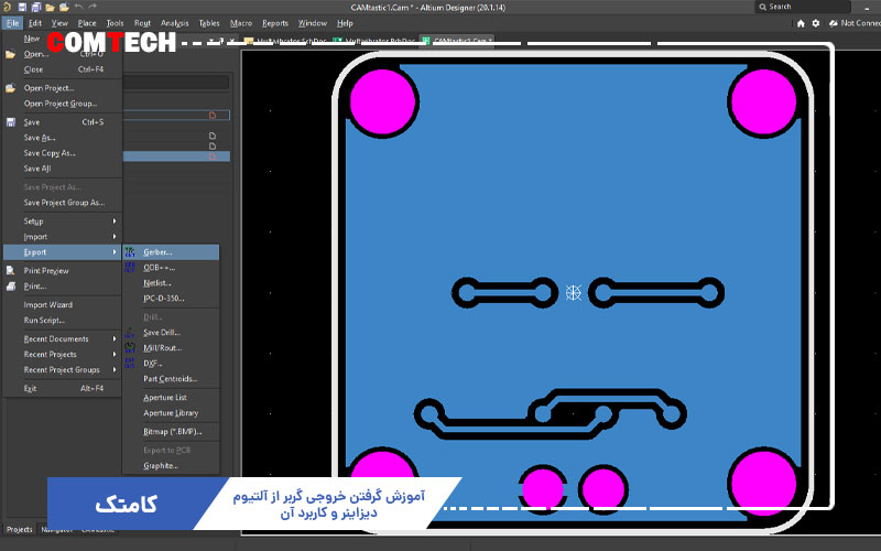 آموزش گرفتن خروجی گربر از آلتیوم دیزاینر و کاربرد آن آموزش گرفتن خروجی گربر از آلتیوم دیزاینر و کاربرد آن