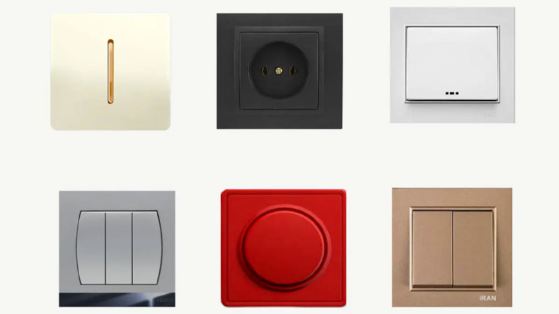 انواع کلید و پریز برق و کاربردهای هوشمند آن‌ها