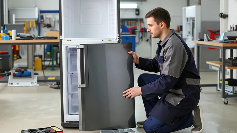 نحوه تعمیر و رگلاژ درب یخچال: علت بسته نشدن