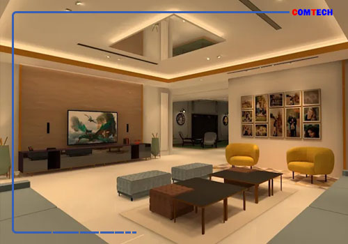 نمونه نورپردازی نمای ساختمان نمونه نورپردازی نمای ساختمان