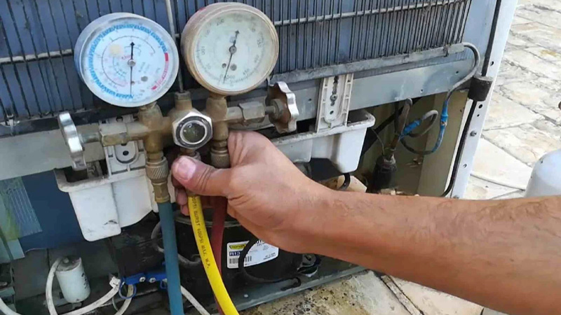 آموزش شارژ گاز یخچال فریزر و ساید